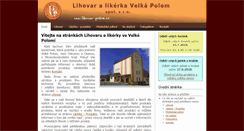 Desktop Screenshot of lihovar-polom.cz