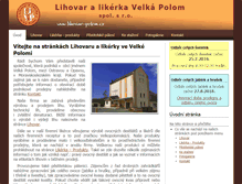 Tablet Screenshot of lihovar-polom.cz